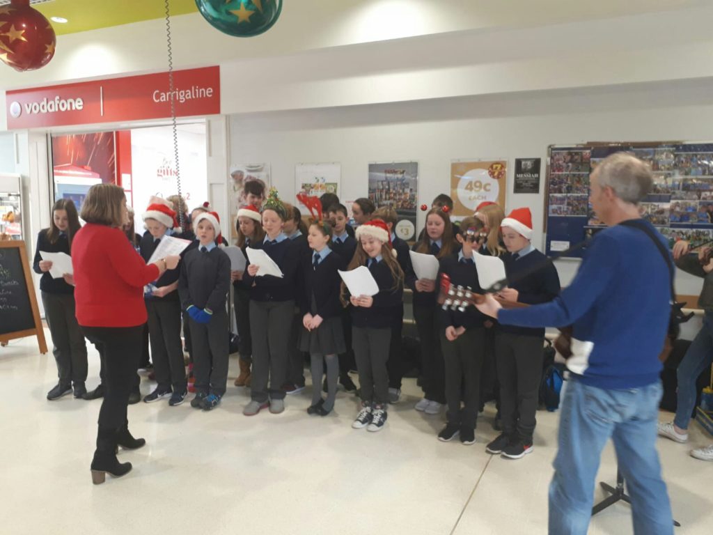 Carol Singing in Super Valu