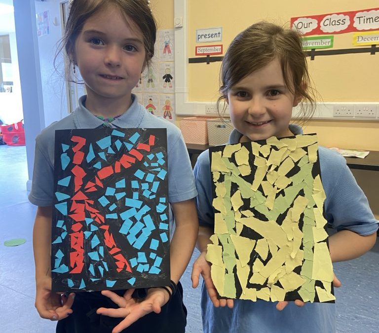 Art in 1st and 2nd class 🖼️